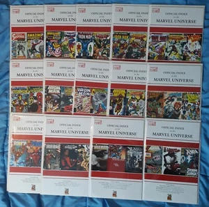 Índice Oficial X-Men Spider-Man Iron Man #1,2,3,4,5,6,7,8,9,10,11,12,13,14 Casi Nuevo - Imagen 1 de 8