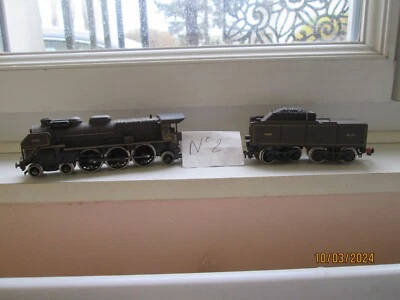 N° 2 superbe locomotive à vapeur jouef 231 pacifique nord five chocolat - Photo 1/4