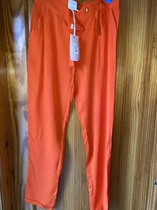 Mädchen Carrement Beau Hose Alter 12 Neu Etikett Orange Hosen Komfort - Bild 1 von 12