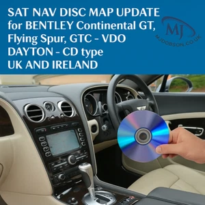 BENTLEY Continental GT, Flying Spur, GTC - CD 2015 SAT NAV DISC MAP UPDATE  - Picture 1 of 6