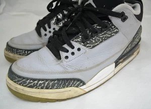 Zapatos de baloncesto para hombre AIR JORDAN Retro III 3 gris lobo talla 10,5 - Imagen 1 de 11