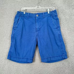 American Eagle Outfitters Men's Classic Chino Shorts Size 32 Blue Preppy Beach - Picture 1 of 12