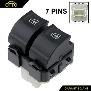 Commande Bouton Leve Vitre Avant Arriere pour Clio 4 Captur Kangoo Trafic 3 - Photo 1/8