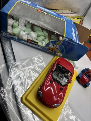Auto Pippo Goofy Spider Burago Bburago Scatola Box Originale 1/24 Disney - Immagine 1 di 4