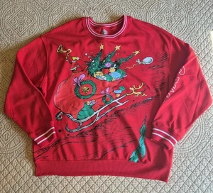 The Grinch Damen XL Weihnachtssweatshirt rot Dr. Seuss - Bild 1 von 9