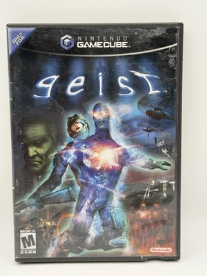 Geist (Nintendo GameCube, 2005) Complete w/ Manual - Disc art has cracks - Image 1 of 3