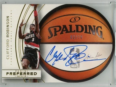 Autógrafo PANINI Preferred Clifford Robinson 2014-15 3/10 Foto 1 de 2