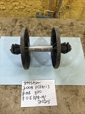 2008 Polaris RMK 800 rear skid idler bogey wheel axle 394 - Image 1 of 4