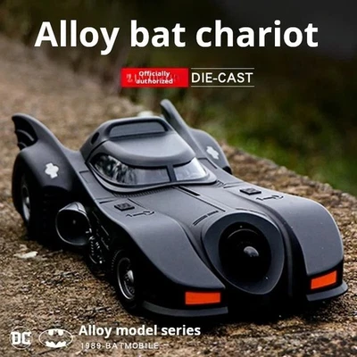 1:18 1989 BATMAN Batmobile Die-cast Car Large Scale Model Toy Kids Gift - Image 1 of 4