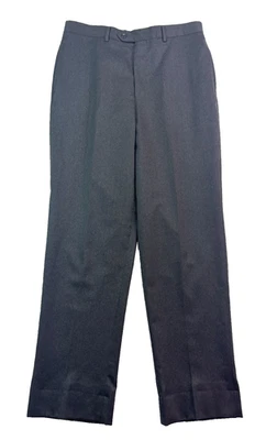 Jos A Bank Reserve 34x34 Charcoal Dress Suit Pants Wool Cashmere Trousers - Image 1 of 4