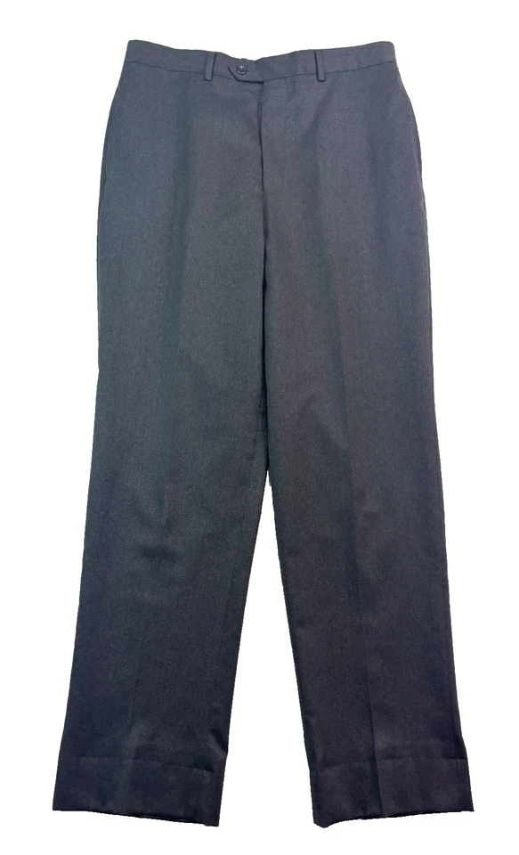 Calça social Jos A Bank Reserve 34x34 carvão lã cashmere - Imagem 1 de 4