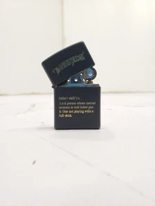 The Three Stooges NumSkull Definition Black Matte Zippo Lighter Pre-Owned - Picture 1 of 5