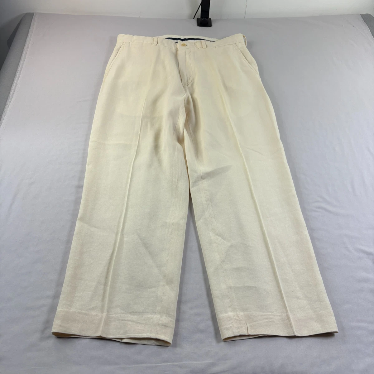 Polo Ralph Lauren Linen White Pants for Men for sale | eBay
