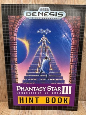 Libro de sugerencias Phantasy Star III-Generations of Doom - A todo color excelente estado 1991 Foto 1 de 4