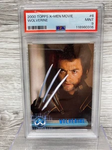 2000 Topps X-Men The Movie Profiles Wolverine Hugh Jackman #6 PSA 9 - Foto 1 di 2