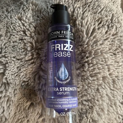 1X John Frieda Frizz Ease Suero Extra Fuerte Cabello Grueso Curso 1.69oz NUEVO Foto 1 de 3