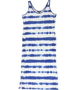 Ralph Lauren Womens TieDye Stripe Tank Dress, White, XX-Large - Picture 1 of 2
