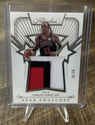 Parche Panini 2023 impecable Demar Derozan Star Muestras Juego Usado 3 Colores/25 Foto 1 de 3