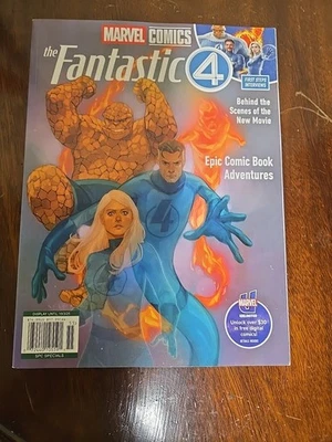 Fantastic 4 2025 Marvel Magazine Epic Comic Book Behind the Scenes Interviews - Image 1 of 3