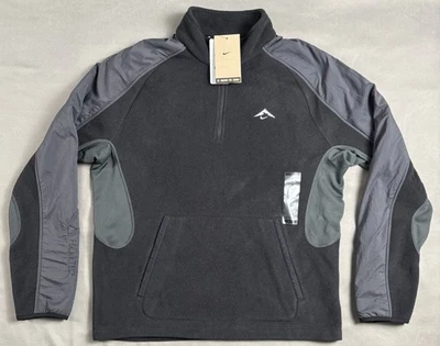 Nike Trail Pullover Polartec Half Zip Fleece Running FV9962-010 Men’s Size M NWT - Image 1 of 4