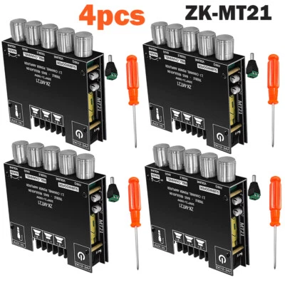 ZK-MT21 Scheda Amplificatore di Potenza Audio Bluetooth 2.1 Canali Subwoofer 50W+50W+100W - Immagine 1 di 4