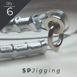 Solid Ring with Welded Grommet for Leaders - SPJigging - Picture 1 of 7