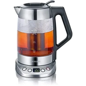 WK3479 SEVERIN BOLLITORE DIGITALE VETRO INOX 3000W TIMER TEMPERATURA A STEP - Foto 1 di 5