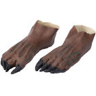 Halloween Wolf Paw - Brown Clawed Feet