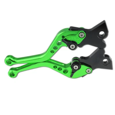 Palancas de freno de embrague CNC para ZX6R ZX7R ZX9R ZX10R ZX14R Z750 Z800 verde Foto 1 de 4