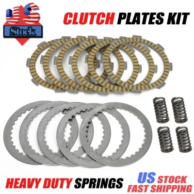 Competition Clutch Plate + HD Springs For KAWASAKI KX80 KX85 KX100 KX112, SUZUKI - Image 1 of 4