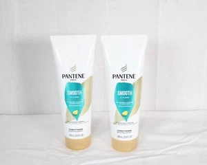 Pack of 2 Pantene Pro-V Smooth & Sleek Conditioner 10.4 FL OZ NEW A292 - Picture 1 of 8