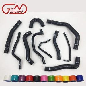 Fit 2008-2015 Mitsubishi Lancer EVO 10 X 4B11 Silicone Radiator & Heter Hose Kit - Picture 1 of 11