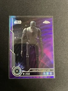 2023 Topps Chrome Star Wars Purple Wave Refractor K-2SO Droid Galactic Empire #3 - Picture 1 of 2