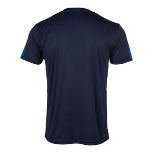 DUNLOP Club Line T-shirt ras du cou homme navy taille L tennis squash badminton - Imagen 1 de 3