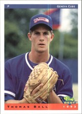 1993 Geneva Cubs Classic/Best #3 Thomas Ball