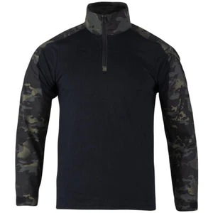 Viper Special Ops Shirt Mens Combat Tactical Military V-Cam Black Camo - Picture 1 of 6
