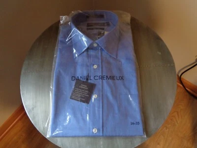 DANIEL CREMIEUX dress shirt RICHARD SHIFT 16/35 Blue NWT - Image 1 of 4