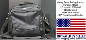Heavy Duty Rolling Laptop Portable Office 15" HP Invent HP700-02 Barely Used - Picture 1 of 9