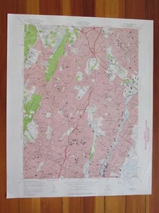 Mapa de topo naranja de Nueva Jersey 1958 original vintage del USGS - Imagen 1 de 1