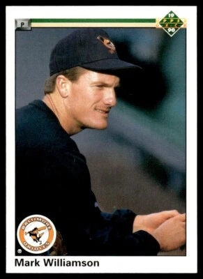 1990 Upper Deck COR Copyright Date #173B Mark Williamson Baltimore Orioles - Image 1 of 2