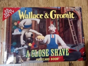 Wallace & Gromit "A Close Shave" POSTCARD Book Aardman 1995 - Picture 1 of 7