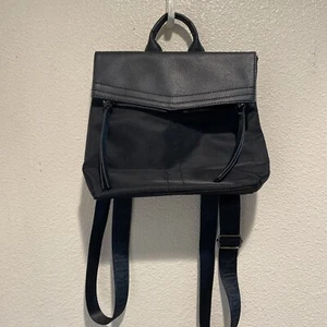 Botkier New York Women's Backpack Purse Black Polyester/Leather Pockets Bag Tote - Picture 1 of 7
