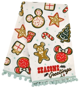 Disney Store CHRISTMAS 2022 Mickey Minnie kitchen towel - Picture 1 of 3