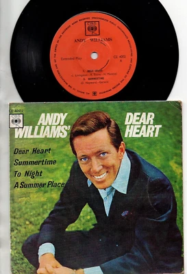 Andy Williams - Dear Heart / Summertime .. 4 Track Maxi Single .. Vinyl 7" - Image 1 of 2