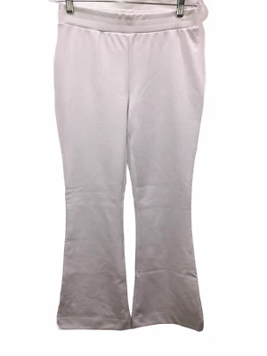 Pantalones acampanados de punto regular para mujer Lisa Rinna Collection blancos talla XX-pequeña Foto 1 de 2