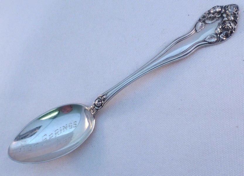 Hot Springs Arkansas WEDDING ROSE - WATSON STERLING Cuchara de recuerdo Foto 1 de 1