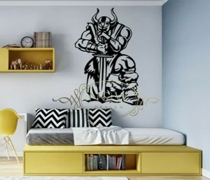 Viking Wall Car Window Door Computer Laptop Vinyl Sticker Decal Decorative - Picture 1 of 6