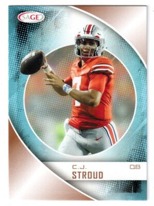 2023 Sage Hit Low Series #1 C.J. STROUD 'GOLD' ROOKIE CARD! OHIO ST