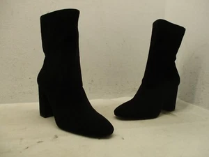 Jessica Simpson Kaelin Black Suede Leather Zip High Heel Boots Womens Size 7 M - Picture 1 of 10
