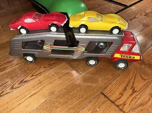 1970er Tonka Autoträger mit zwei Corvetten - Bild 1 von 7